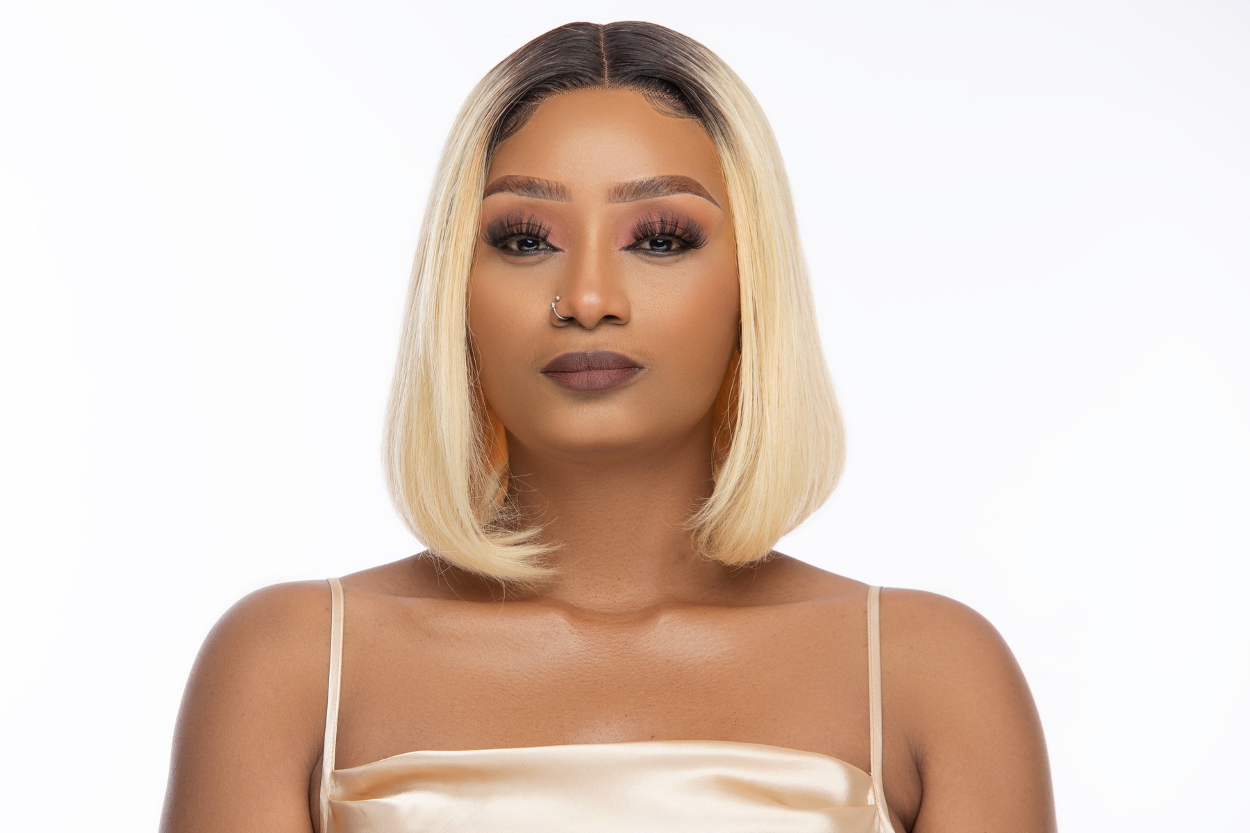Straight Blonde Brazilian Lace Wig