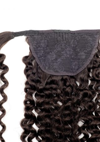 Curly Natural Black Ponytail