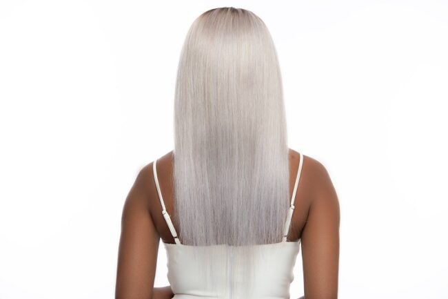 Brazilian Silver Ombre Lace Wig