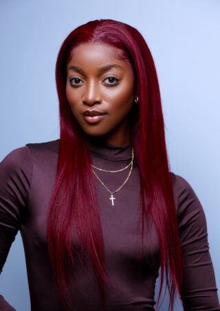 Grace – 22″ Brazilian Burgundy Straight Full Frontal Lace Wig