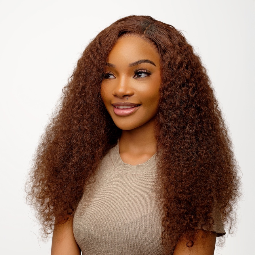 22" Water Wave Wig, Double Drawn